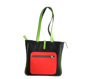 Le cabas poche cuir. Fonctionnel avec ses grandes poches !