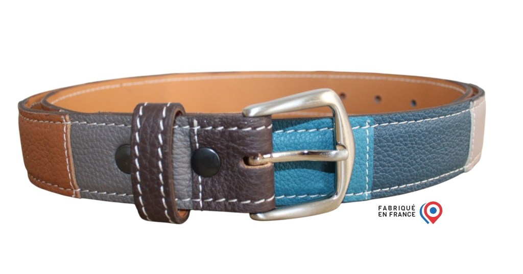 Ceinture créateur en cuir pour homme