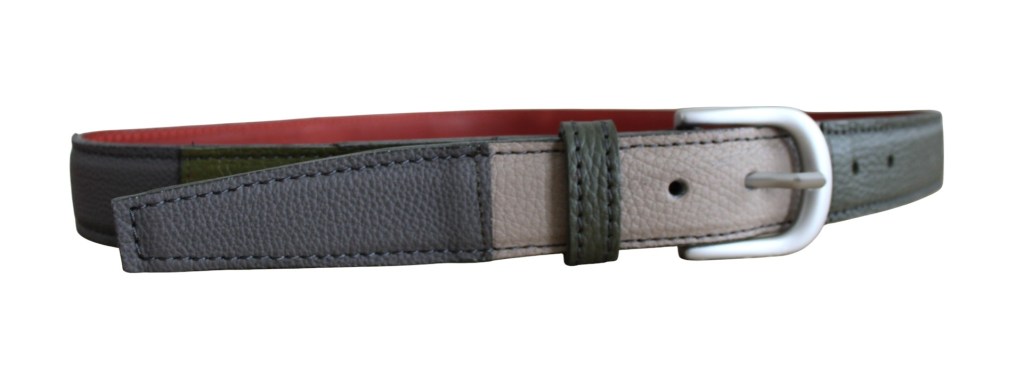 Ceinture créateur patchwork pour homme
