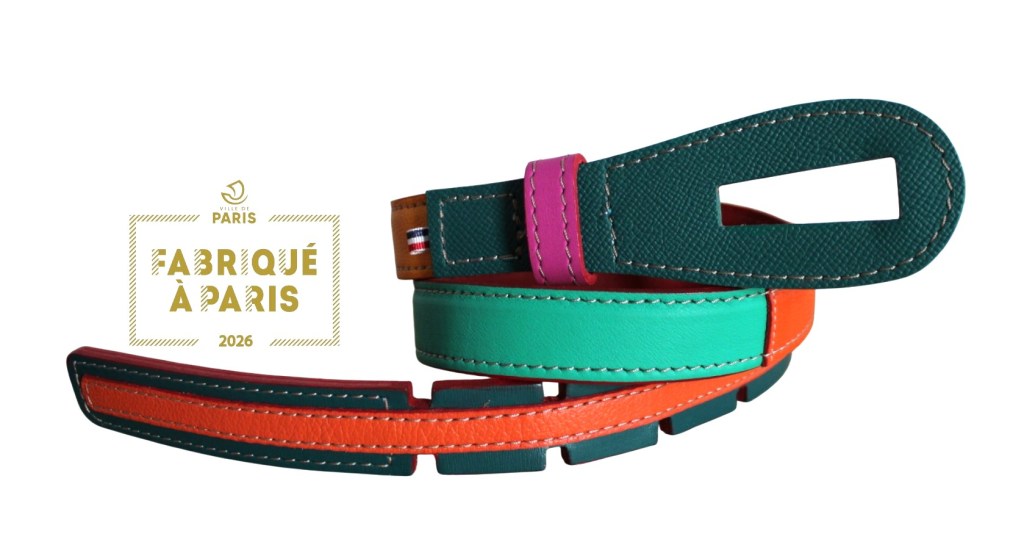 Ceinture cuir créateur multicolore Ceinture cuir créateur multicolore