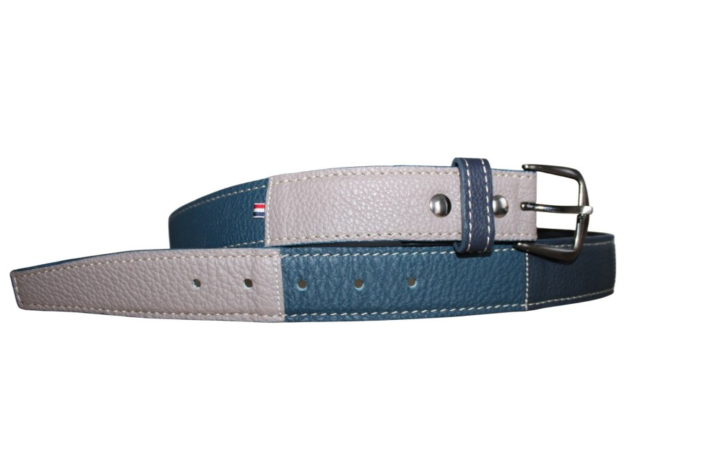 Ceinture en cuir pour homme créateur patchwork