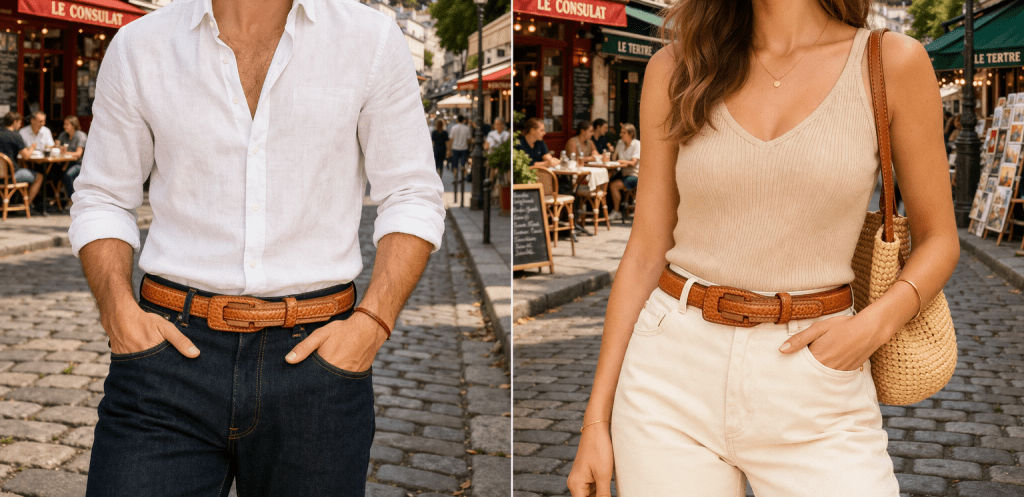 Ceinture sans métal mixte Montmartre chic & Singulier 2