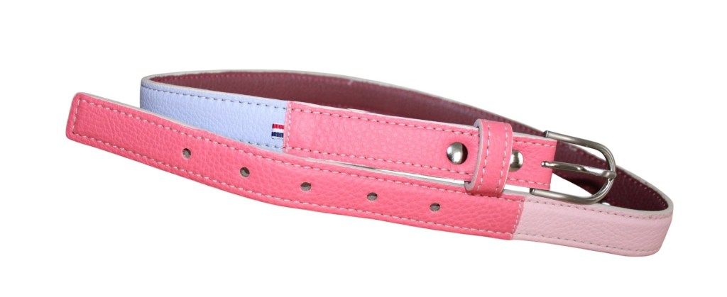 Ceinture femme en cuir patchwork L25mm