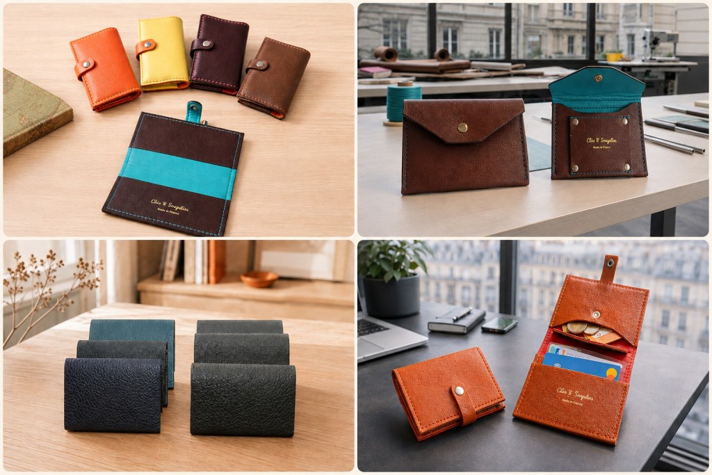 Porte cartes cuir Chic & Singulier fabrication française